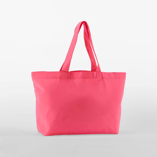 Eko duża torba Twill z organicznego bawełnianego drelichu W695 Raspberry Pink