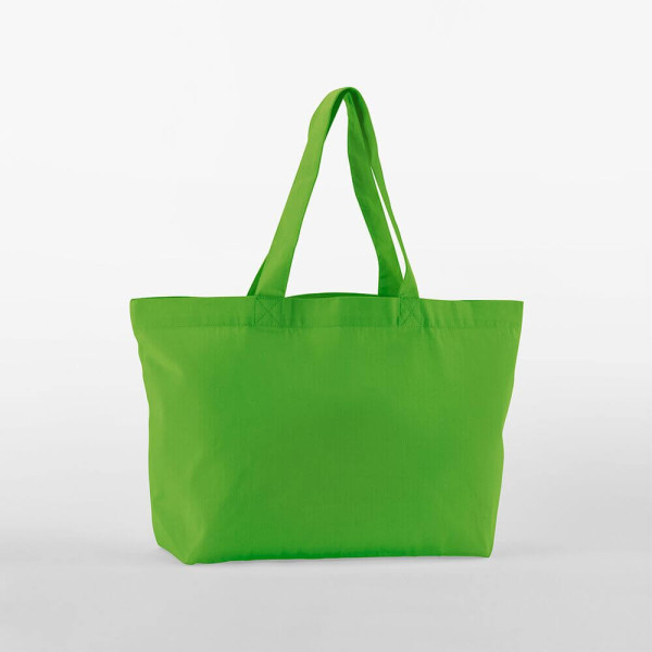 Eko duża torba Twill z organicznego bawełnianego drelichu W695 Apple Green