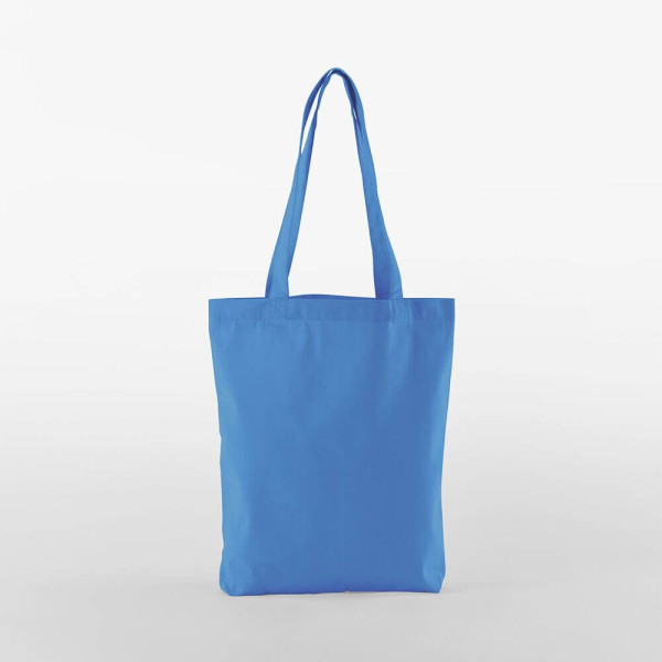 Eko torba Twill z organicznego bawełnianego drelichu W691 Cornflower Blue