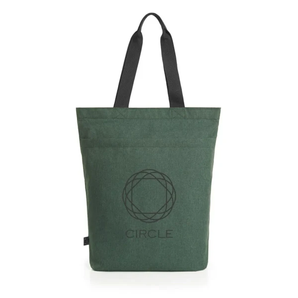 Torba Na Zakupy Zapinana Na Zamek z Recyklingu RPET HF1816078 Green 2