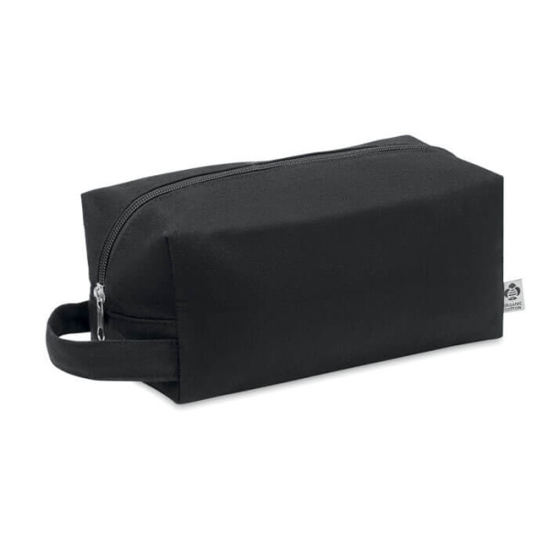 Eko Organiczna Kosmetyczka / Etui z Podszewką MO6853-03 Czarny