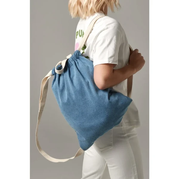 Jeansowy Worek Sportowy BG646 Light Denim