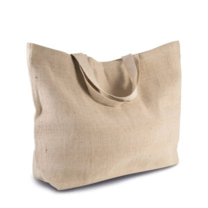 Eko duża torba z jutobawełny z kieszenią - Juco - XXL - KI0260