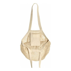 Eko torba siatka boho na zakupy z bawełny organicznej - Mia
