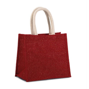 Eko świąteczna torebka z juty rozm. S KI0273s