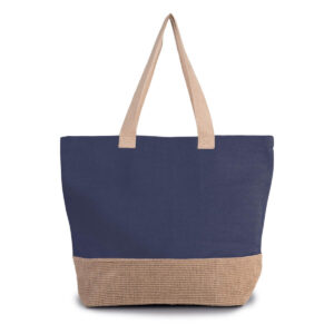 Eko duża torba z jutobawełny z kieszenią - Juco - KI0258