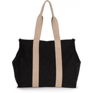 Eko torba z recyklingu z dnem i bokami z kieszenią z zamkiem KI5201