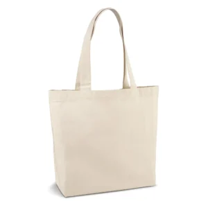 Canvas Shopping Bag with Gusset and Internal Pocket Hi92820