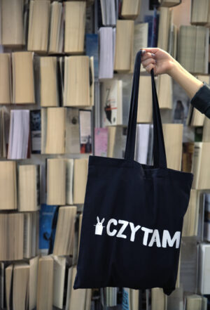 Torba bawełniana z napisem - CZYTAM