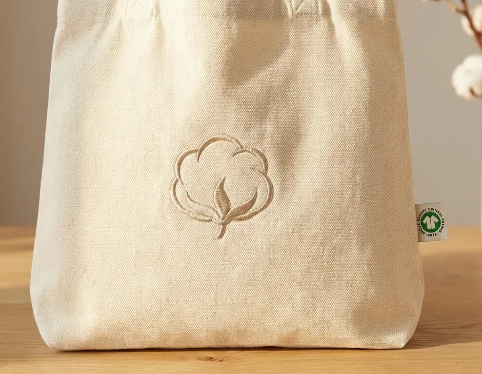 Modele toreb z bawełny organicznej: Praktyczny przewodnik po fasonach i gramaturach dla świadomego biznesu 6 Torba z Bawelny Organicznej z Haftem Od EvergreenBags 5a e1779567339879
