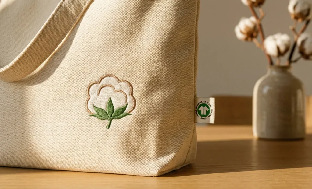 Organic Cotton Bag: How Does It Differ from a Regular One and How Does It Support the Image of a Responsible Company? 7 Torba z Bawelny Organicznej z Haftem Od EvergreenBags 6a 1 e1779567054598